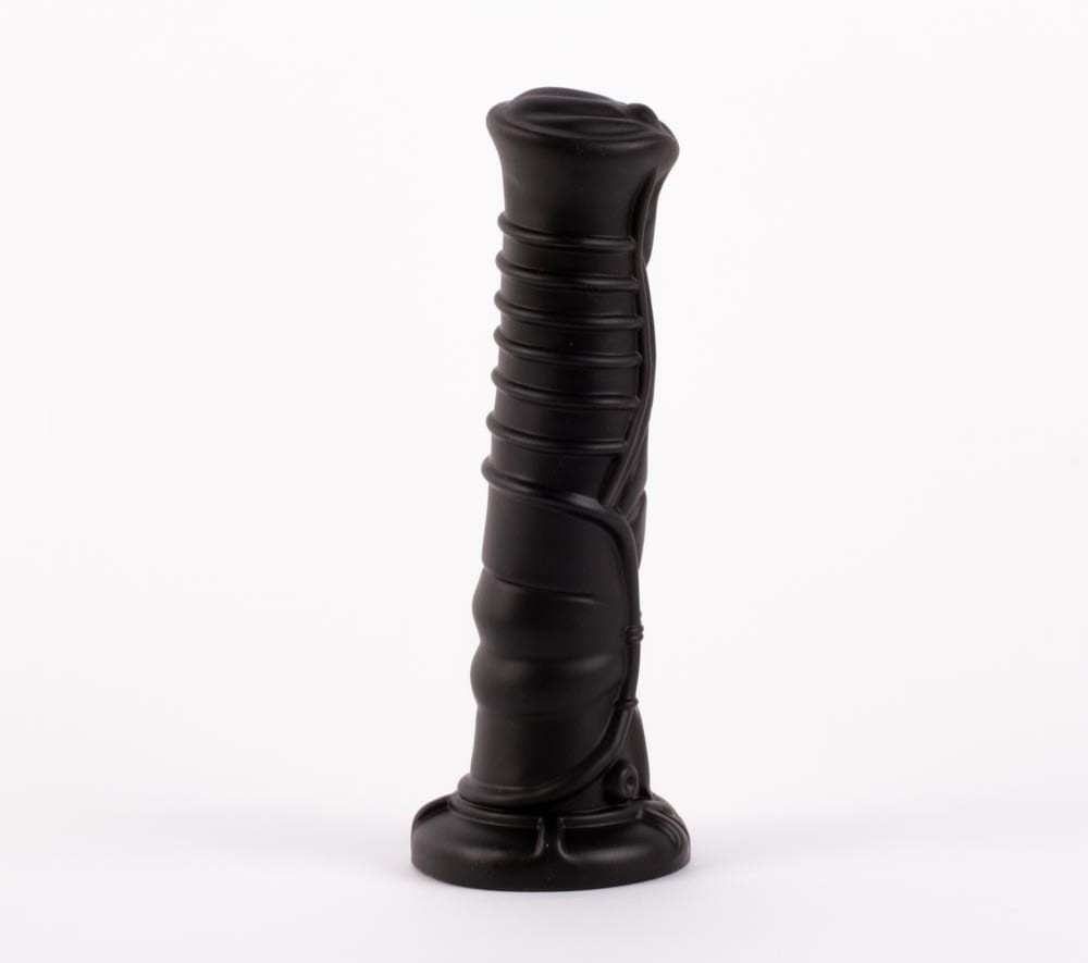 X-MEN David’s crni rebrasti dildo od PVC-a — 27 cm, prečnik 6 cm — XMEN2708